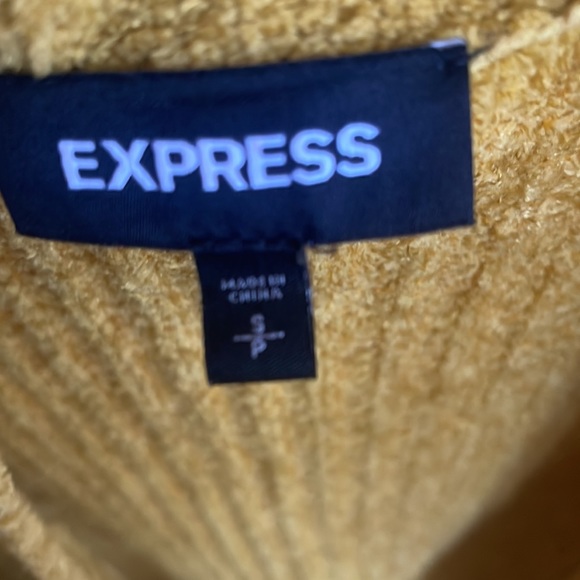 Cozy mustard open cartigan - Picture 3 of 4